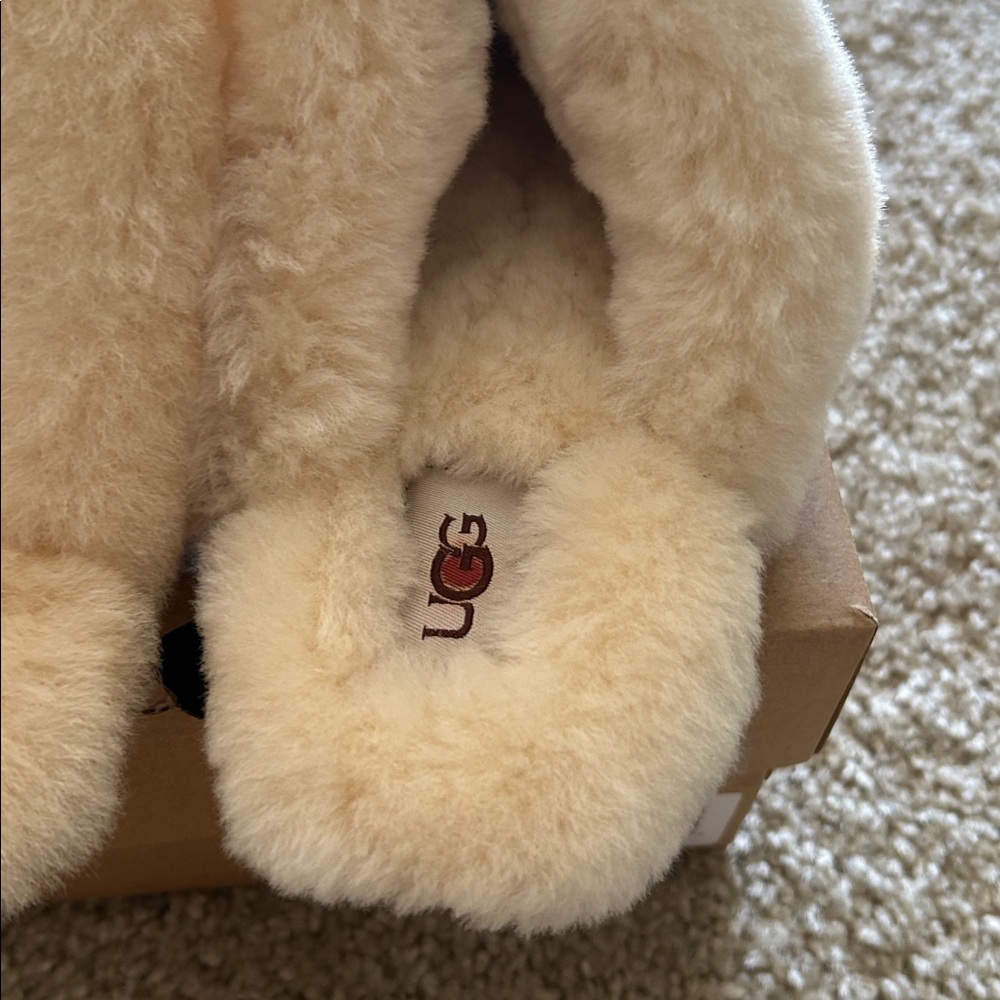UGG Scuffette Slippers Womens Chestnut Size 9 - Picture 9 of 11